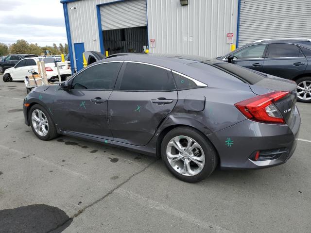 2HGFC2F54JH512813 - 2018 HONDA CIVIC LX ნაცრისფერი ფოტო 2