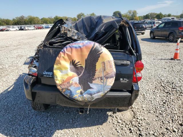 1J4GL38K04W159577 - 2004 JEEP LIBERTY RENEGADE BLACK photo 6