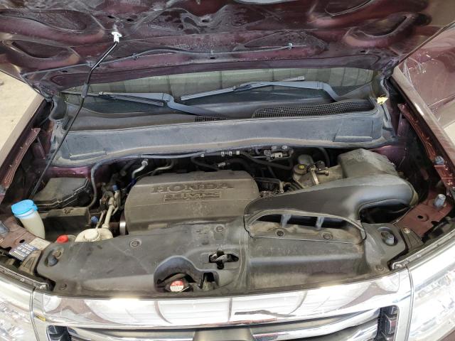 5FNYF4H51CB044300 - 2012 HONDA PILOT EXL MAROON photo 12