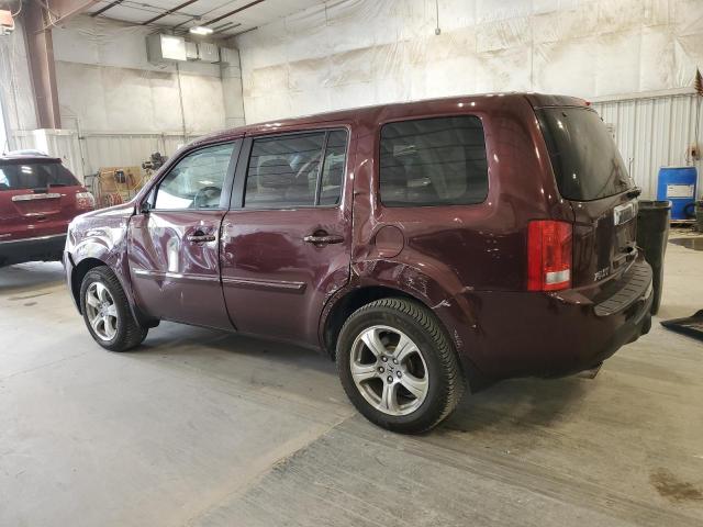 5FNYF4H51CB044300 - 2012 HONDA PILOT EXL MAROON photo 2