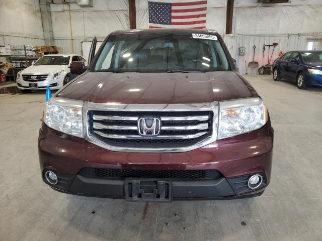 5FNYF4H51CB044300 - 2012 HONDA PILOT EXL MAROON photo 5