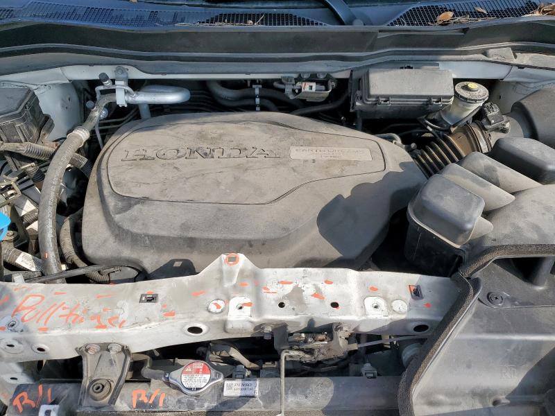 5FNYF6H55HB045212 - 2017 HONDA PILOT EXL WHITE photo 12