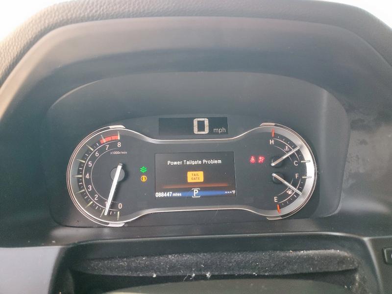 5FNYF6H55HB045212 - 2017 HONDA PILOT EXL WHITE photo 9