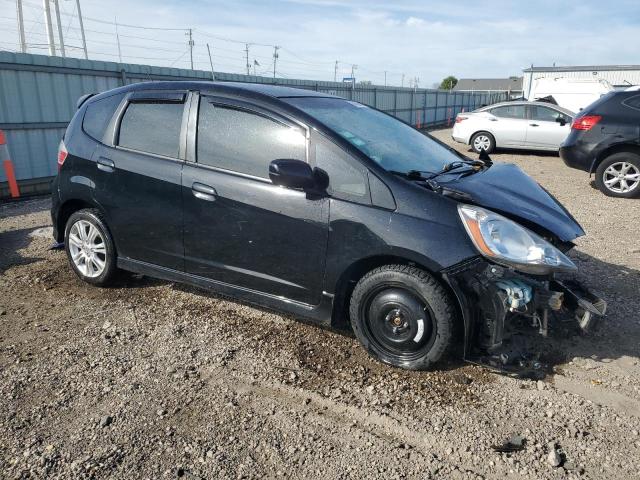JHMGE8H54BS001513 - 2011 HONDA FIT SPORT BLACK photo 4