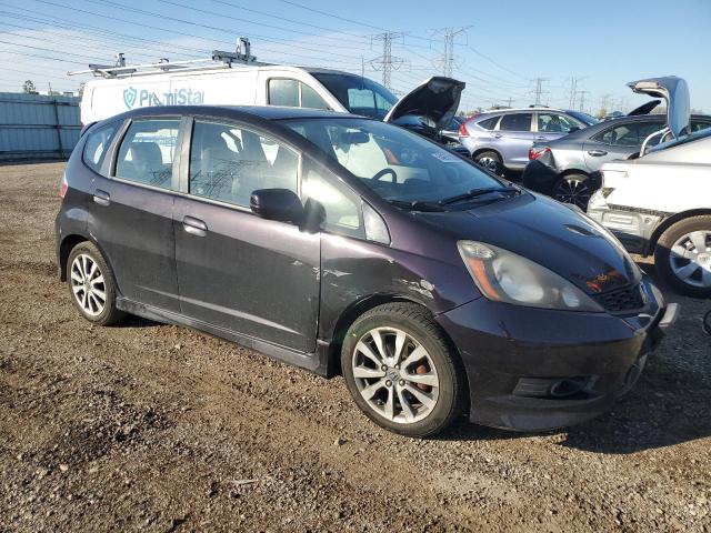 JHMGE8H55DC005342 - 2013 HONDA FIT SPORT 紫色 照片 4
