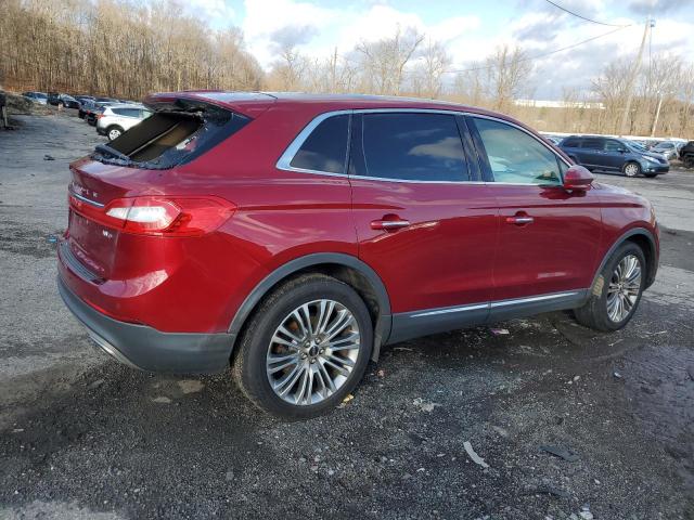 2LMPJ8LRXJBL14615 - 2018 LINCOLN MKX RESERVE Կարմիր լուսանկար 3