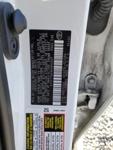 4T1T11AK9RU845527 - 2024 TOYOTA CAMRY SE NIGHT SHADE WHITE photo 12