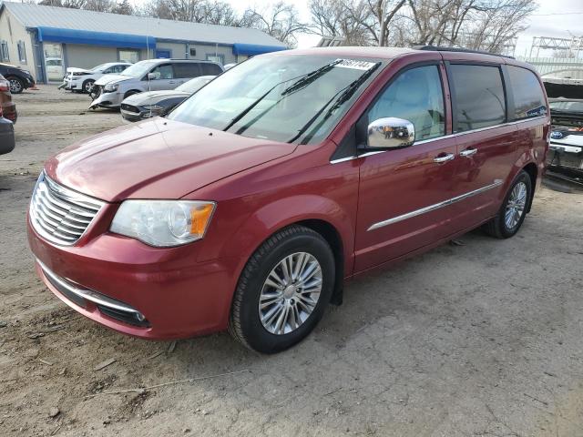 2C4RC1CG2DR681657 - 2013 CHRYSLER TOWN & COU TOURING L RED photo 1