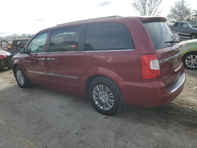 2C4RC1CG2DR681657 - 2013 CHRYSLER TOWN & COU TOURING L RED photo 2