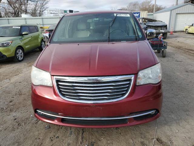 2C4RC1CG2DR681657 - 2013 CHRYSLER TOWN & COU TOURING L RED photo 5