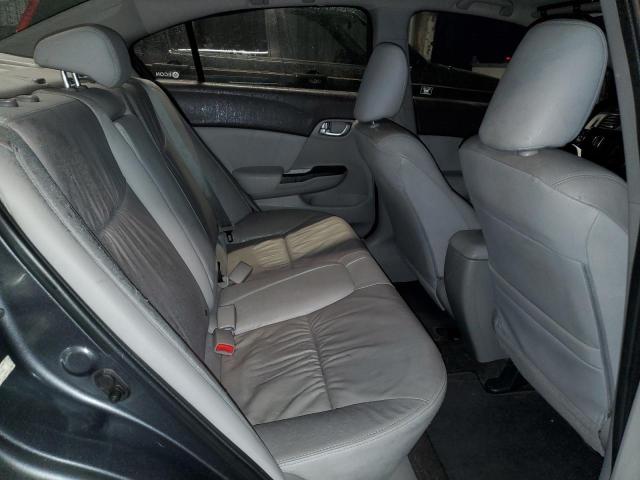 2HGFB2F93CH570632 - 2012 HONDA CIVIC EXL ნაცრისფერი ფოტო 10