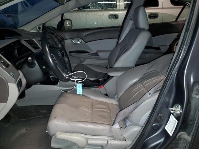 2HGFB2F93CH570632 - 2012 HONDA CIVIC EXL ნაცრისფერი ფოტო 7