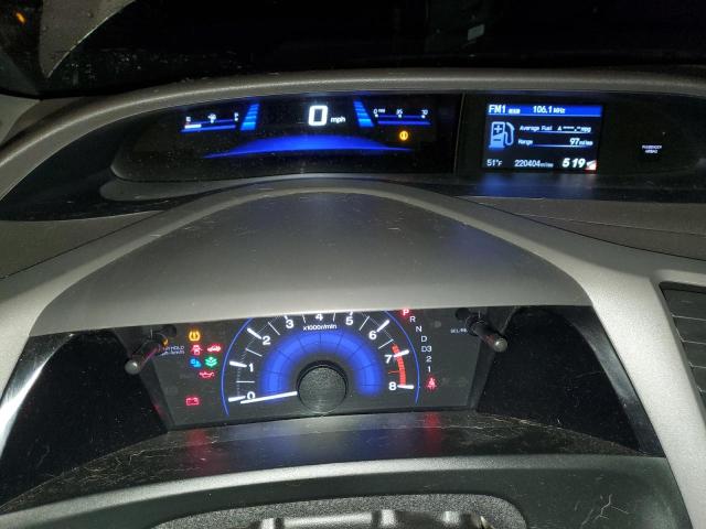 2HGFB2F93CH570632 - 2012 HONDA CIVIC EXL ნაცრისფერი ფოტო 9