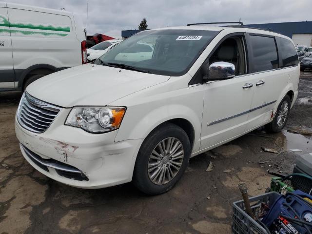 2C4RC1CG2DR569425 - 2013 CHRYSLER TOWN & COU TOURING L WHITE photo 1