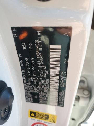 5TDKKRFH7ES021954 - 2014 TOYOTA HIGHLANDER XLE WHITE photo 13