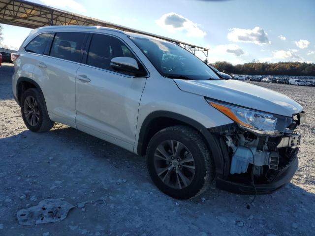 5TDKKRFH7ES021954 - 2014 TOYOTA HIGHLANDER XLE WHITE photo 4