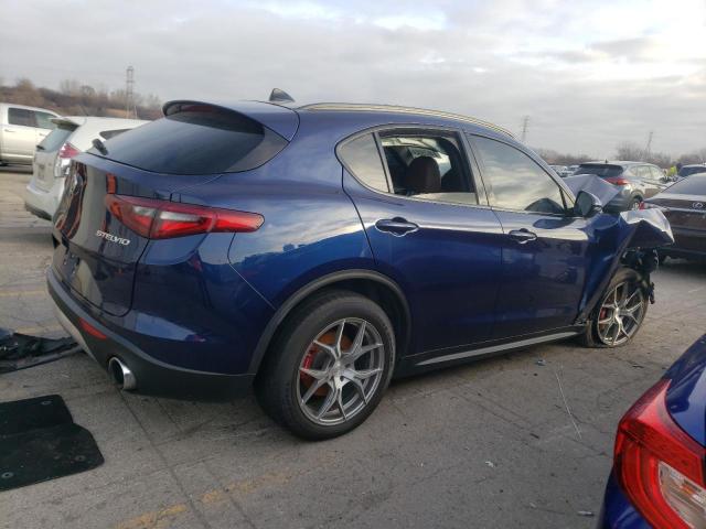 ZASFAKNN4J7B85760 - 2018 ALFA ROMEO STELVIO TI SPORT BLUE photo 3