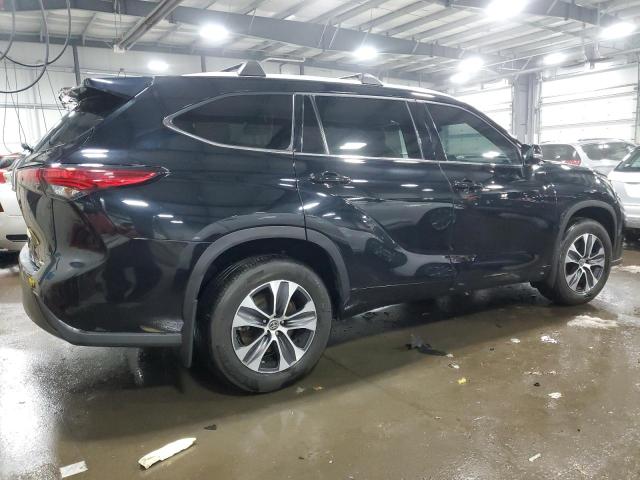 5TDGZRBH9NS597150 - 2022 TOYOTA HIGHLANDER XLE 黑色 照片 3