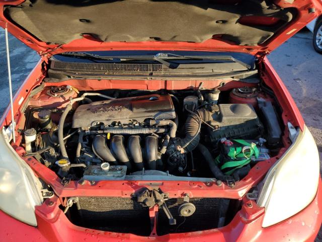 2T1KR32E04C265778 - 2004 TOYOTA COROLLA MA XR RED photo 11