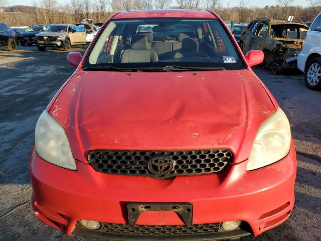 2T1KR32E04C265778 - 2004 TOYOTA COROLLA MA XR RED photo 5