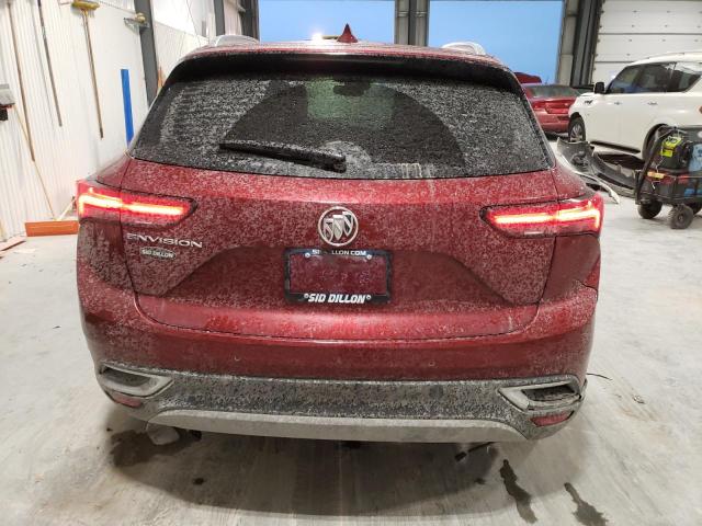 LRBAZLR41PD014332 - 2023 BUICK ENVISION PREFERRED წითელი ფოტო 6