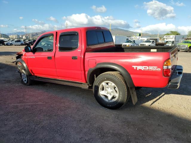 5TEGN92N51Z843769 - 2001 TOYOTA TACOMA DOUBLE CAB PRERUNNER RED photo 2