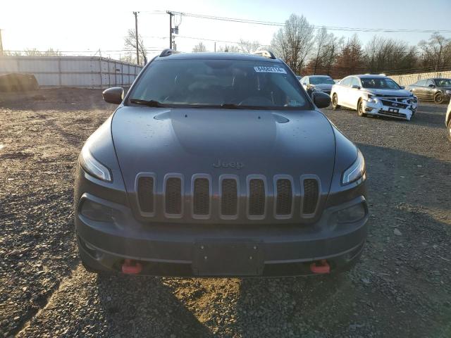 1C4PJMBS5GW113001 - 2016 JEEP CHEROKEE TRAILHAWK GRAY photo 5