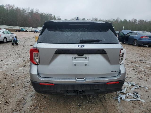 1FM5K8AC8PGB37966 - 2023 FORD EXPLORER POLICE INTERCEPTOR 银色 照片 6