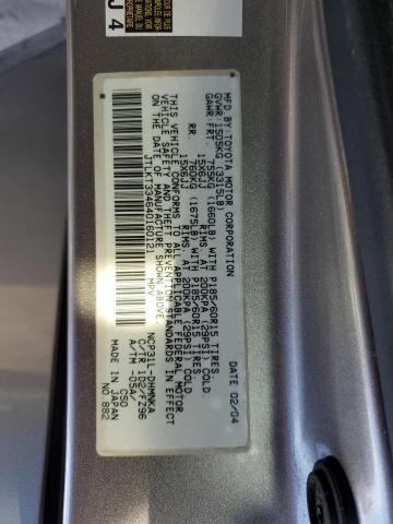 JTLKT334640160121 - 2004 TOYOTA SCION XB 灰色 照片 13