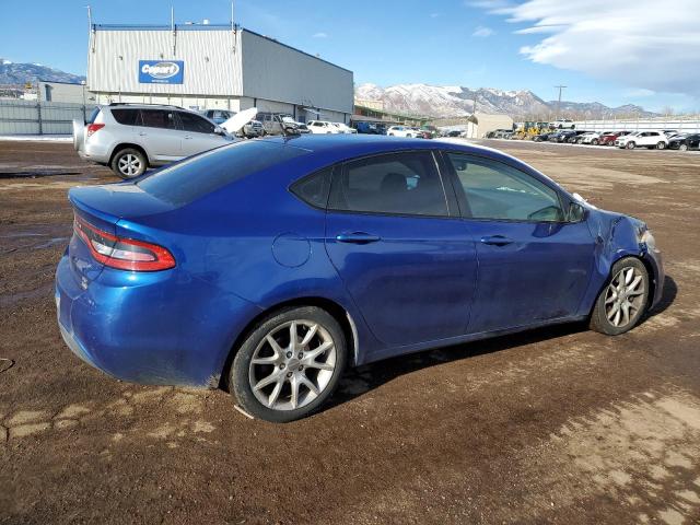 1C3CDFBB6ED741759 - 2014 DODGE DART SXT BLUE photo 3