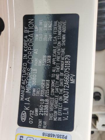 KNDJT2A66D7511879 - 2013 KIA SOUL + BEIGE photo 13