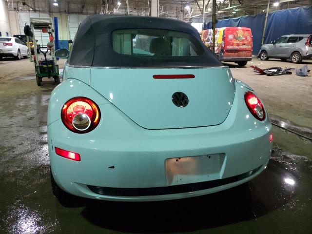 3VWRG3AL0AM004879 - 2010 VOLKSWAGEN NEW BEETLE BLUE photo 6