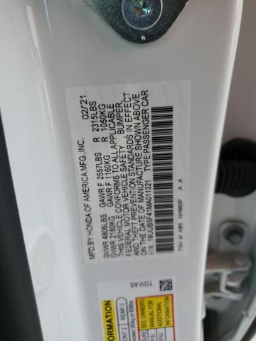 19UUB5F41MA011321 - 2021 ACURA TLX TECHNOLOGY 白色 照片 12