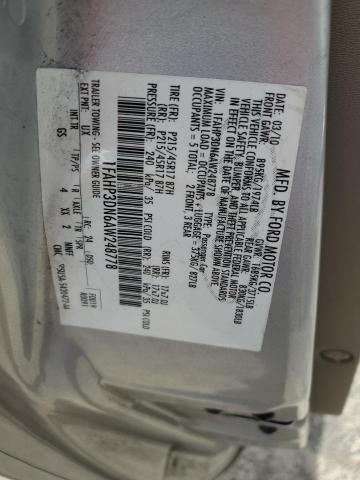 1FAHP3DN6AW248778 - 2010 FORD FOCUS SES ვერცხლისფერი ფოტო 13