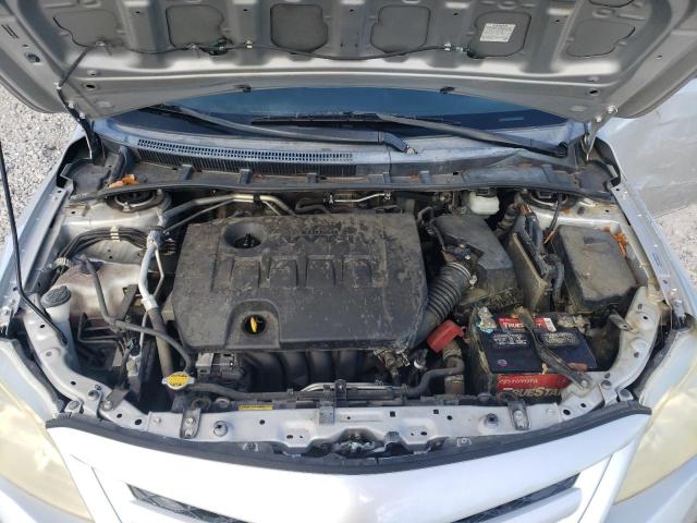 JTDBU4EEXB9152813 - 2011 TOYOTA COROLLA BASE SILVER photo 11