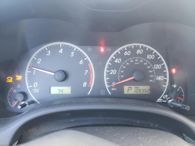 JTDBU4EEXB9152813 - 2011 TOYOTA COROLLA BASE SILVER photo 9