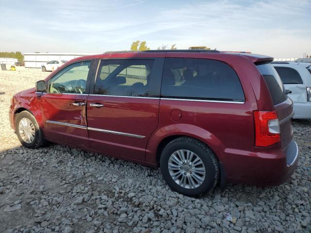 2C4RC1CG6CR163579 - 2012 CHRYSLER TOWN & COU TOURING L RED photo 2