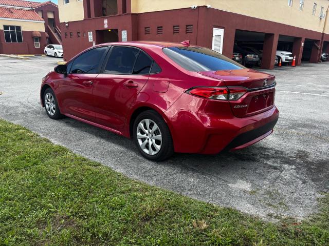 5YFEPMAEXMP233074 - 2021 TOYOTA COROLLA LE 红色 照片 3