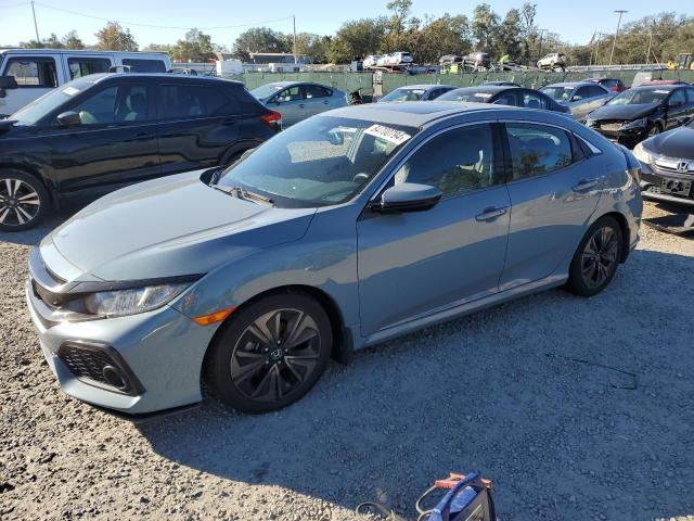 SHHFK7H72JU200586 - 2018 HONDA CIVIC EXL ლურჯი ფოტო 1