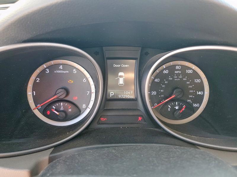 5XYZU3LB1EG134124 - 2014 HYUNDAI SANTA FE S 黑色 照片 9