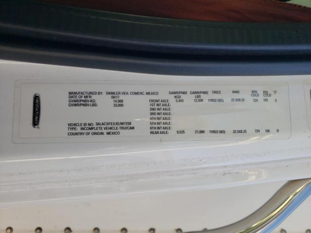 3ALACXFEXJDJW7258 - 2018 FREIGHTLINER M2 106 MEDIUM DUTY WHITE photo 13