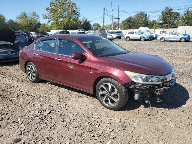 1HGCR2F74HA148307 - 2017 HONDA ACCORD EX BURGUNDY photo 4