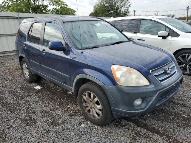 JHLRD78895C027088 - 2005 HONDA CR-V EX BLUE photo 4