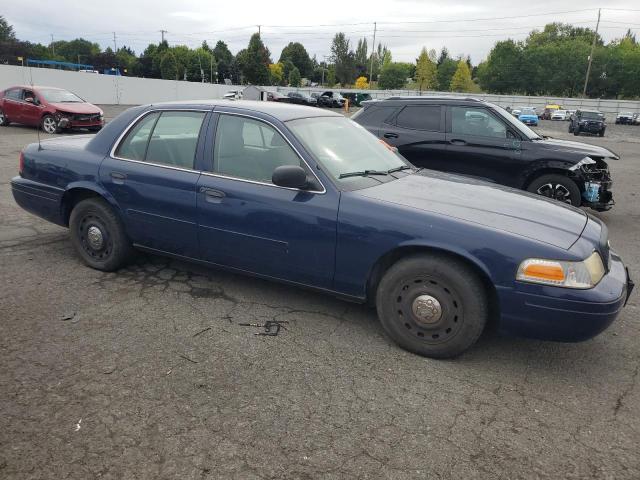 2FAFP71W05X150819 - 2005 FORD CROWN VICT POLICE INTERCEPTOR BLUE photo 4
