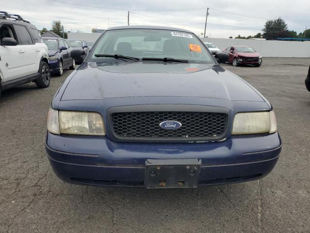 2FAFP71W05X150819 - 2005 FORD CROWN VICT POLICE INTERCEPTOR BLUE photo 5