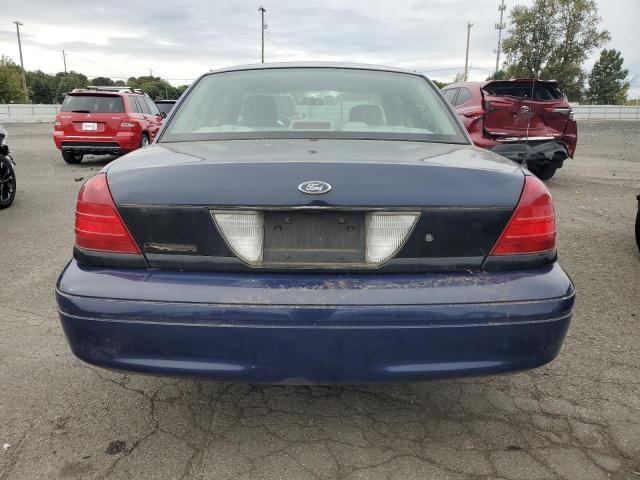 2FAFP71W05X150819 - 2005 FORD CROWN VICT POLICE INTERCEPTOR BLUE photo 6