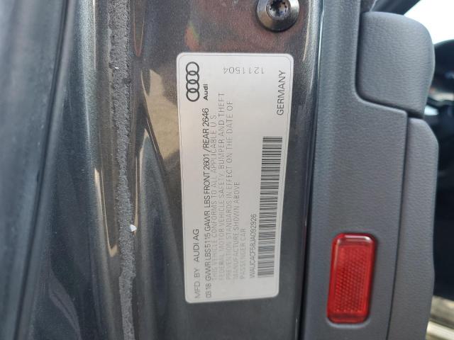 WAUC4CF58JA092926 - 2018 AUDI S5 PRESTIGE GRAY photo 12