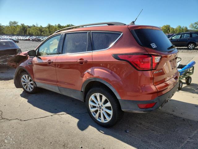1FMCU9HD1KUB19034 - 2019 FORD ESCAPE SEL Pomarańczowy zdjęcie 2
