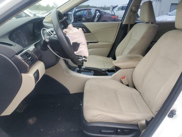 1HGCR2F78HA165823 - 2017 HONDA ACCORD EX WHITE photo 7