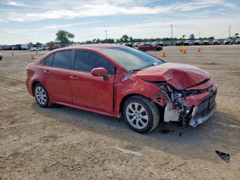 5YFEPMAE8MP213454 - 2021 TOYOTA COROLLA LE 红色 照片 4